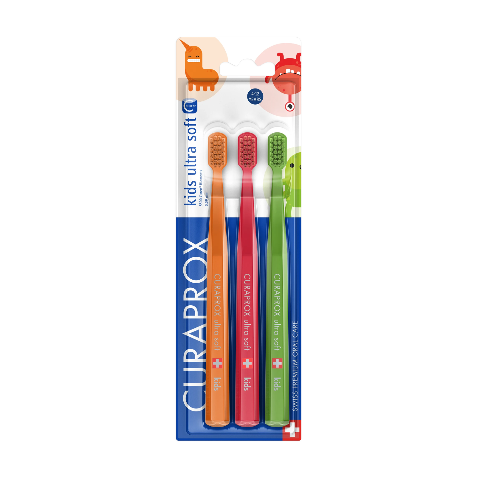 Curaprox kids three-pack. 3 pcs